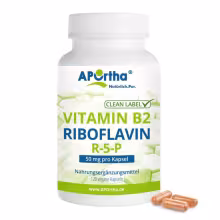 APOrtha Vitamin B2 - Riboflavin 50 mg - 120 kapsúl