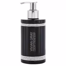 Vivian Gray Krémové tekuté mydlo Black Crystals (Luxury Cream Soap) 250 ml