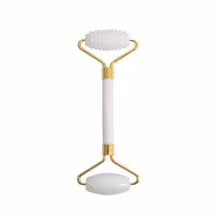 Venoc White Marble Acupressure Roller masážny valček na tvár 1 ks