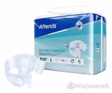 ATTENDS Slip Air Comfort 9 L plienkové nohavičky 28 ks