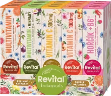 Revital Botanicals MIX BOX šumivé tablety s bylinnými extraktmi mix 5 produktov 400 ks