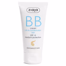 ZIAJA BB krém pre mastnú a zmiešanú pleť SPF 15 Dark/Peach Tone 50 ml