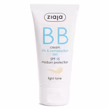 ZIAJA BB krém pre mastnú a zmiešanú pleť SPF 15 Light Tone 50 ml