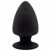 Silexd M - análny kolík ohybný - 11 cm - čierny