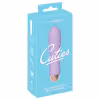 Cuties Mini - vibrátor s akumulátorom - vodotesný, rastrovaný - fialový