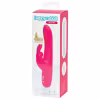 Happyrabbit Curve Slim - vibrátor s výbežkom na klitoris - vodeodolný - ružový