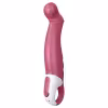 Satisfyer Petting Hippo - vibrátor na bod G - nabíjateľný, vodotesný - ružový