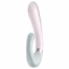 Satisfyer Heat Wave - aplikáciou ovládaný vyhrievací vibrátor (mentolový)