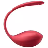Satisfyer Shiny Petal - nositeľné rádiové vibračné vajíčko (červené)