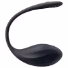 Satisfyer Ribbed Petal - nositeľné rádiové vibračné vajíčko (čierne)