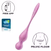 Satisfyer Love Birds 1 - Aplikáciou ovládaná vibračná venušina guľôčka (ružová)