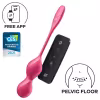 Satisfyer Love Birds 2 - vibračné venušine guličky ovládané aplikáciou (ružové)