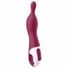 Satisfyer A-Mazing 1 - vibrátor na bod A - dobíjací - červený