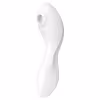 Satisfyer Curvy Trinity 5+ - aplikáciou ovládaný 2v1 vibrátor (biely)