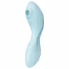 Satisfyer Curvy Trinity 5+ - Aplikáciou ovládaný 2v1 vibrátor (modrý)