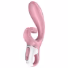 Satisfyer Hug Me - vibrátor s ramienkom na klitoris ovládaný aplikáciou (ružový)