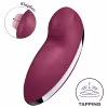 Satisfyer Tap &amp; Climax 2 - 2v1 klitorálny stimulátor a vibrátor - červený