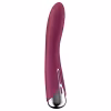 Satisfyer - vibrátor na bod G s rotačnou hlavou - červený