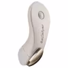 Satisfyer Little Secret - nositeľný vibračný stimulátor do nohavičiek (biely)