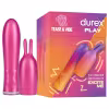 Durex Tease &amp; Vibe - vibrátor s králičím stimulátorom klitorisu - ružový