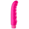 Baseks - vlnitý vibrátor (ružový) - 16 cm