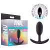 Anal Adventures Platinum - análny kolík - čierny - stredný