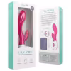 Easytoys - vibrátor s ramienkom na klitoris - dobíjací - ružový