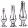 Gleaming Love - análny špičkový plug set (strieborný, 3-dielny)