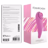 FEELZTOYS - vibrátor na klitoris 2v1 - dobíjací - ružová