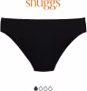 SNUGGS menštruačné plavky čierne, veľkosť L