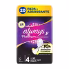 ALWAYS Platinum Secure Night Ultra Hygienické vložky 20 kusov