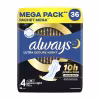 ALWAYS Secure Night Ultra Hygienické vložky 36 kusov