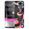 EVELINE Charcoal Hydratačná pleťová textilná maska s uhlím 20 ml