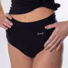 FAVAB Micromodalové menštruačné a inkontinenčné nohavičky LINA čierne, Veľkosť: M